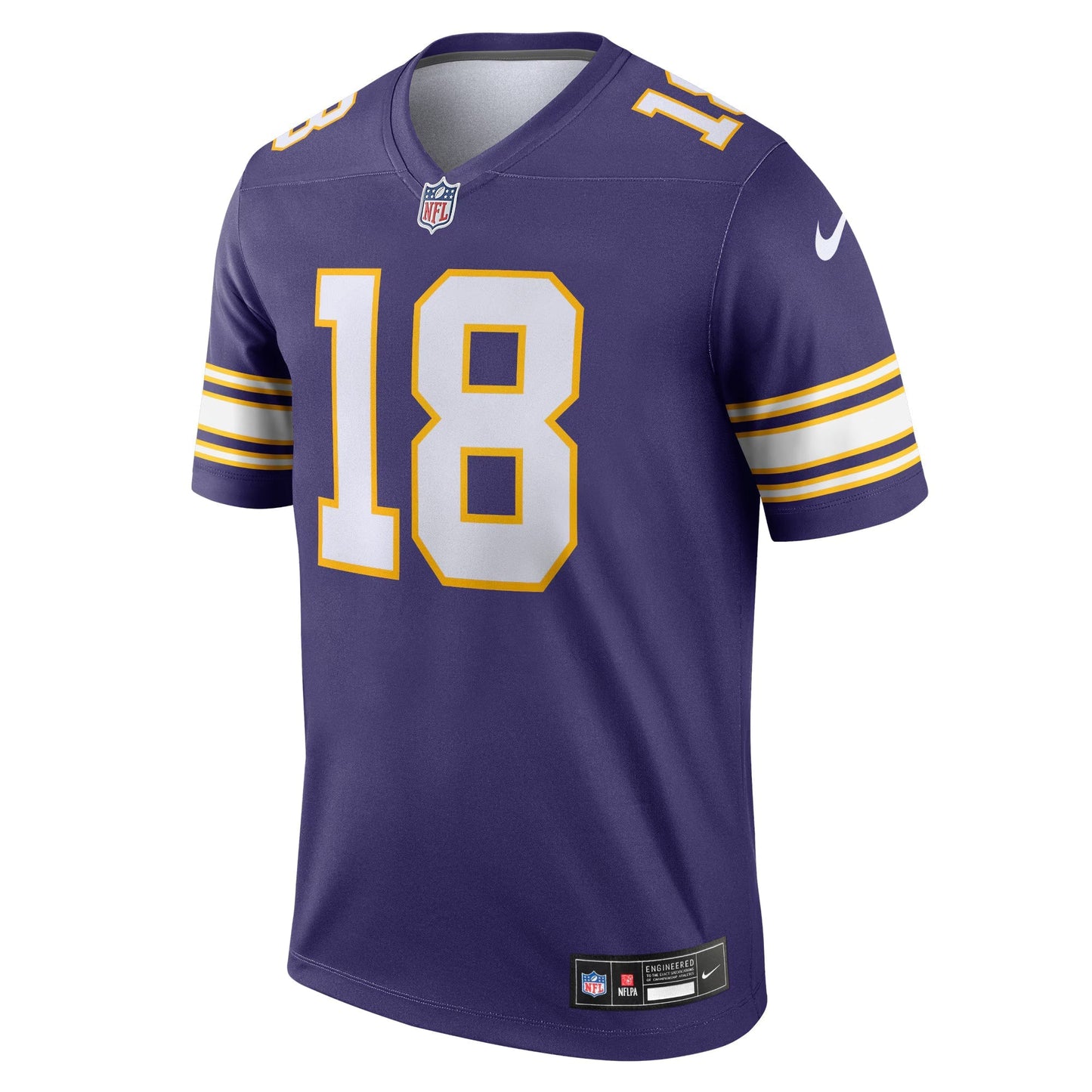 Minnesota Vikings Justin Jefferson Purple Legend Player Performance Top football jersey product view 1