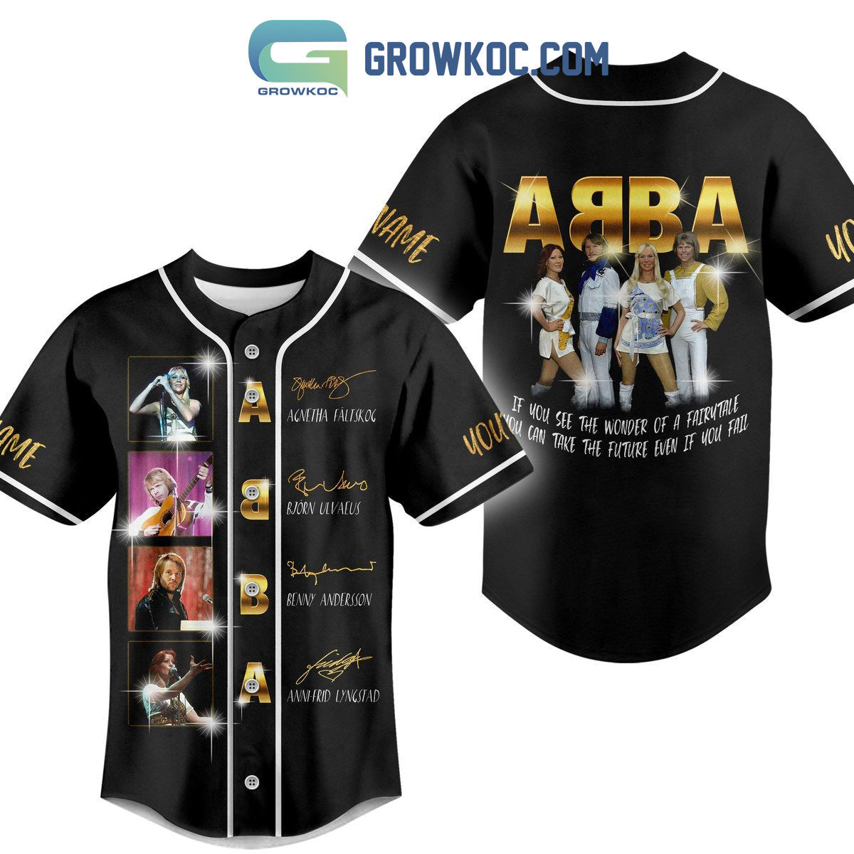 Abba If You See The Wonder Of A Fairutale Personalized Baseball Jersey Unisex T-shirt, Sweatshirt, Hoodie, Long Sleeve Tee - T-Shirt, Sweatshirt, Hoodie