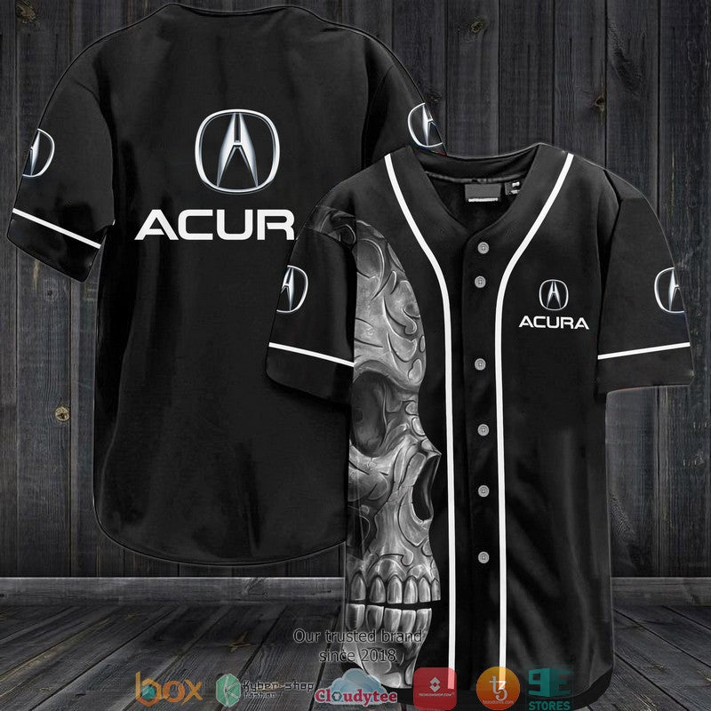 BEST Acura Skull Baseball Jersey Unisex T-shirt, Sweatshirt, Hoodie, Long Sleeve Tee - T-Shirt, Sweatshirt, Hoodie
