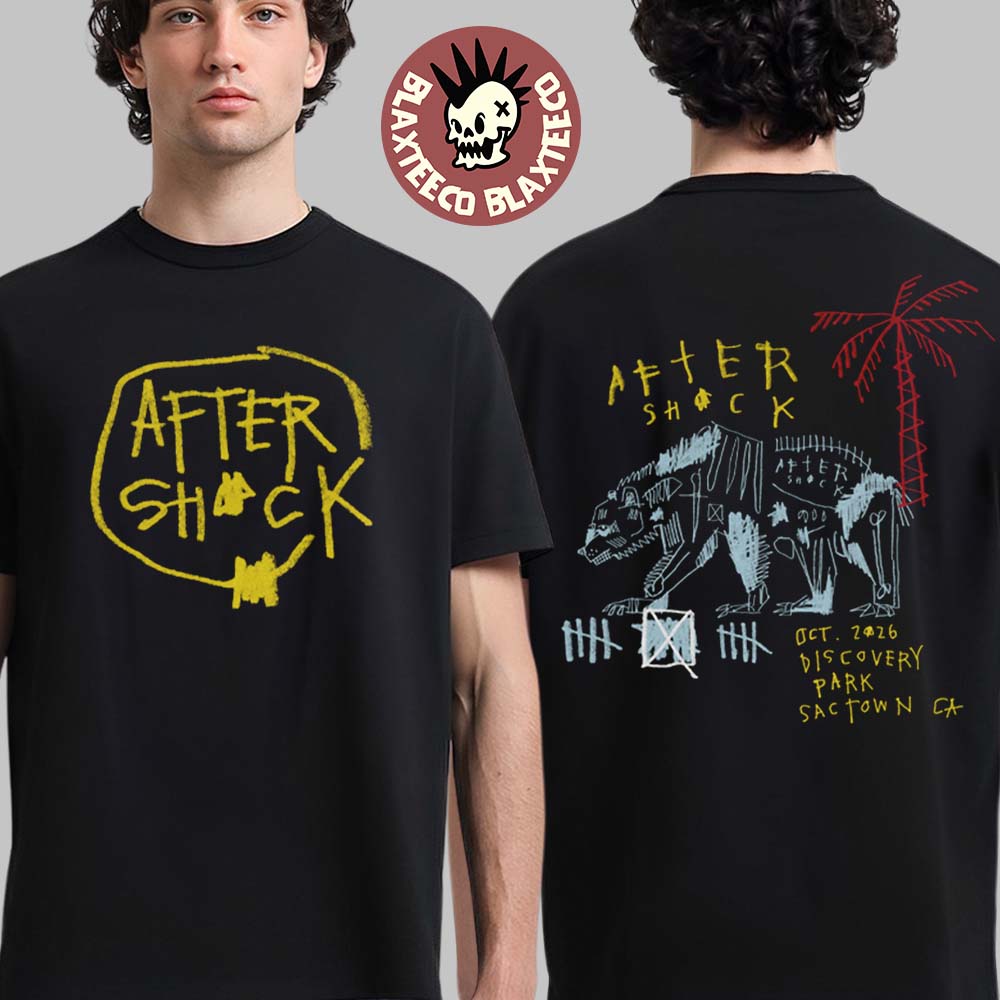 Aftershock 2026 Festival Merch At Discovery Park In Sactown California On October 2026 Doodle Bear Pre Order T-Shirt - T-Shirt, Sweatshirt, Hoodie