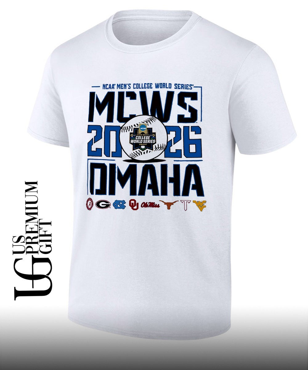 Alabama Georgia North Carolina Oklahoma Ole Miss Texas Texas Tech West Virginia MCWS 2026 Omaha shirt - T-Shirt, Sweatshirt, Hoodie