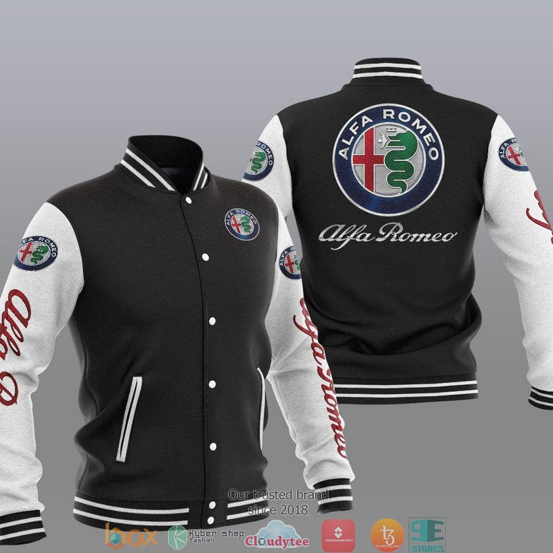 Alfa Romeo Car brand Baseball Jacket Unisex T-shirt, Sweatshirt, Hoodie, Long Sleeve Tee - T-Shirt, Sweatshirt, Hoodie