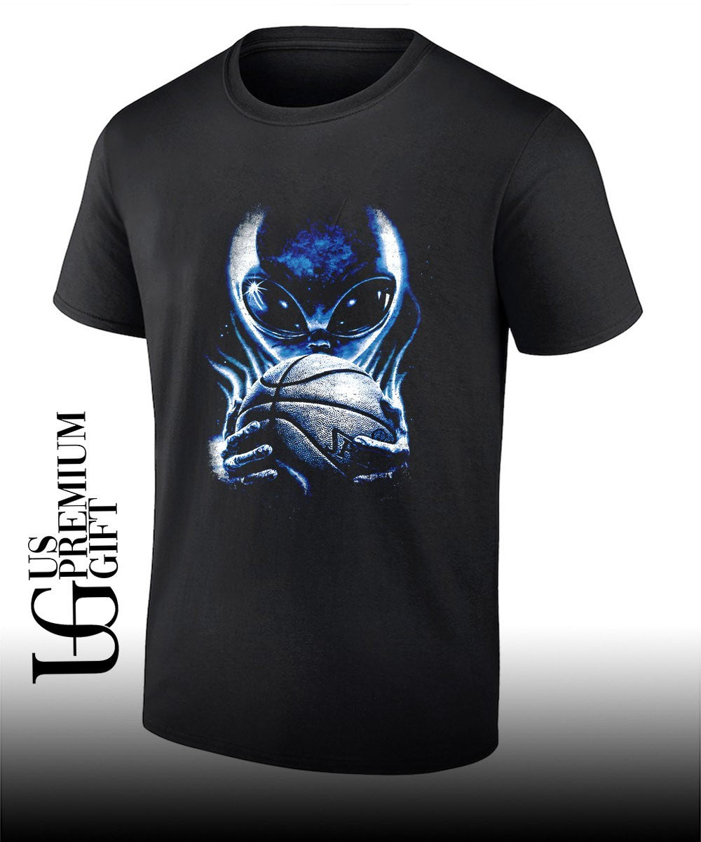 Alien Basketball spalding San Antonio Spurs shirt Unisex T-shirt, Sweatshirt, Hoodie, Long Sleeve Tee - T-Shirt, Sweatshirt, Hoodie