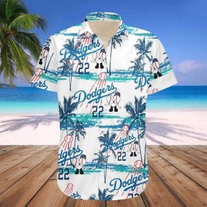 Aloha MLB LA Dodgers Hawaiian Shirt Summer Gift For Friend Unisex T-shirt, Sweatshirt, Hoodie, Long Sleeve Tee - T-Shirt, Sweatshirt, Hoodie