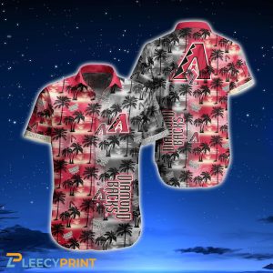 Arizona Diamondbacks Hawaiian Shirt Coconut Trees Trendy Summer Gift Unisex T-shirt, Sweatshirt, Hoodie, Long Sleeve Tee - T-Shirt, Sweatshirt, Hoodie