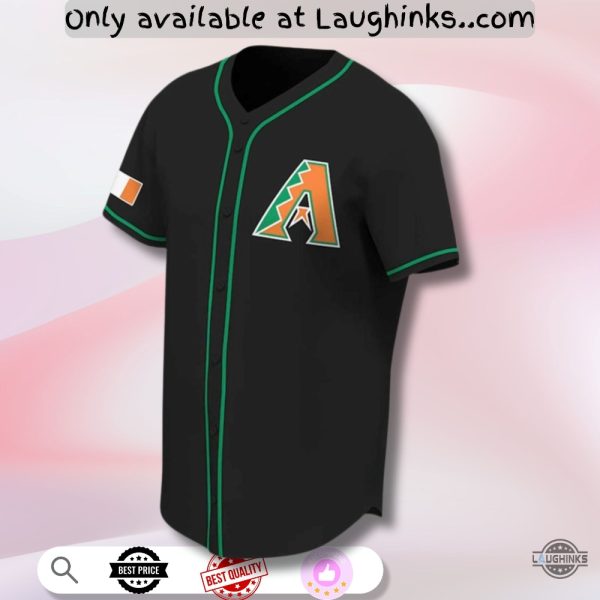Arizona Diamondbacks Irish Heritage Baseball Jersey Shirt 2025 Giveaway Unisex T-shirt, Sweatshirt, Hoodie, Long Sleeve Tee - T-Shirt, Sweatshirt, Hoodie