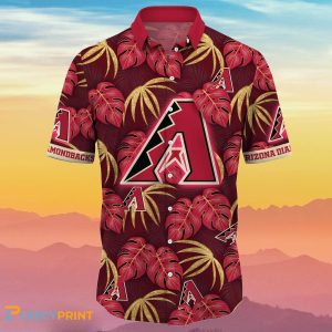 Arizona Diamondbacks MLB Flower Hawaiian Shirt Special Gift For Real Fans Unisex T-shirt, Sweatshirt, Hoodie, Long Sleeve Tee - T-Shirt, Sweatshirt, Hoodie