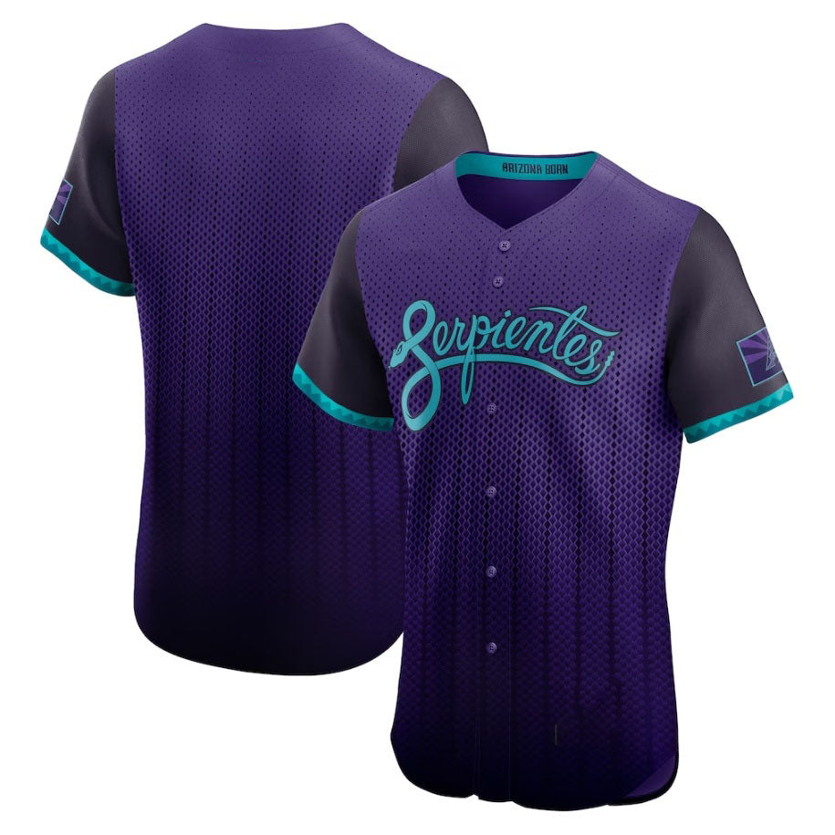 Arizona Diamondbacks 2025 City Connect Elite Jersey - Purple Stitched Baseball Jersey baseball jersey product view 1