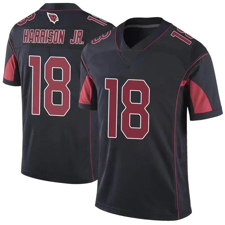 Marvin Harrison Jr. Arizona Cardinals Jersey - Black football jersey product view 1