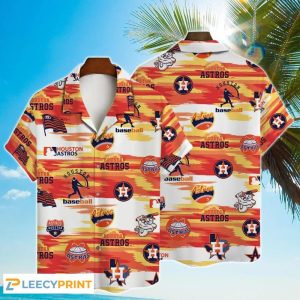 Astros Hawaiian Shirt MLB Team Baseball Sports For Summer Unisex T-shirt, Sweatshirt, Hoodie, Long Sleeve Tee - T-Shirt, Sweatshirt, Hoodie