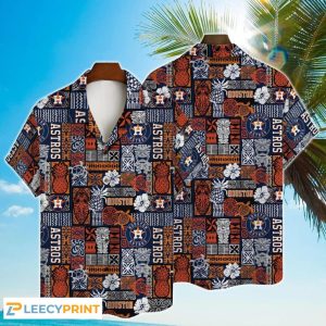 Astros Hawaiian Shirt Major League Baseball Print For Big Fans Unisex T-shirt, Sweatshirt, Hoodie, Long Sleeve Tee - T-Shirt, Sweatshirt, Hoodie