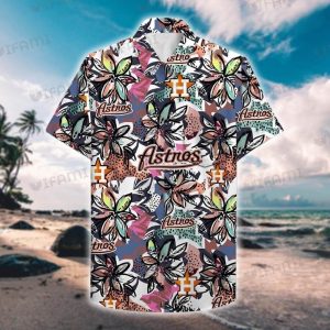 Astros Hawaiian Shirt Multicolor Big Flower Houston Astros Gift, Houston Astros Hawaiian Shirt - T-Shirt, Sweatshirt, Hoodie
