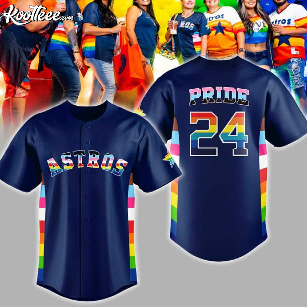 Astros Pride Night 2024 Baseball Jersey Unisex T-shirt, Sweatshirt, Hoodie, Long Sleeve Tee - T-Shirt, Sweatshirt, Hoodie