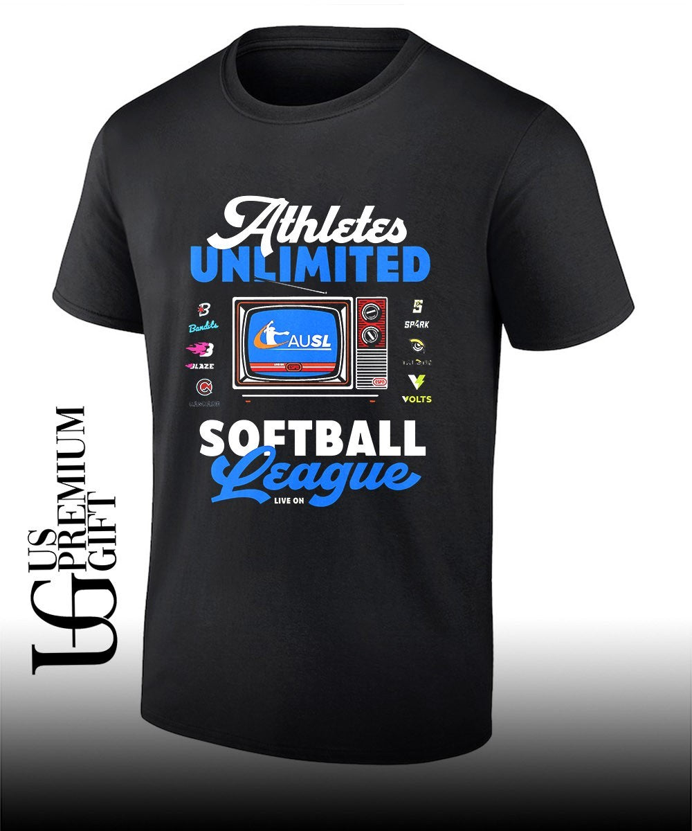 Athletes Unlimited Softball League Bandits Blaze Cascade Spark Talons Volts shirt Unisex T-shirt, Sweatshirt, Hoodie, Long Sleeve Tee - T-Shirt, Sweatshirt, Hoodie