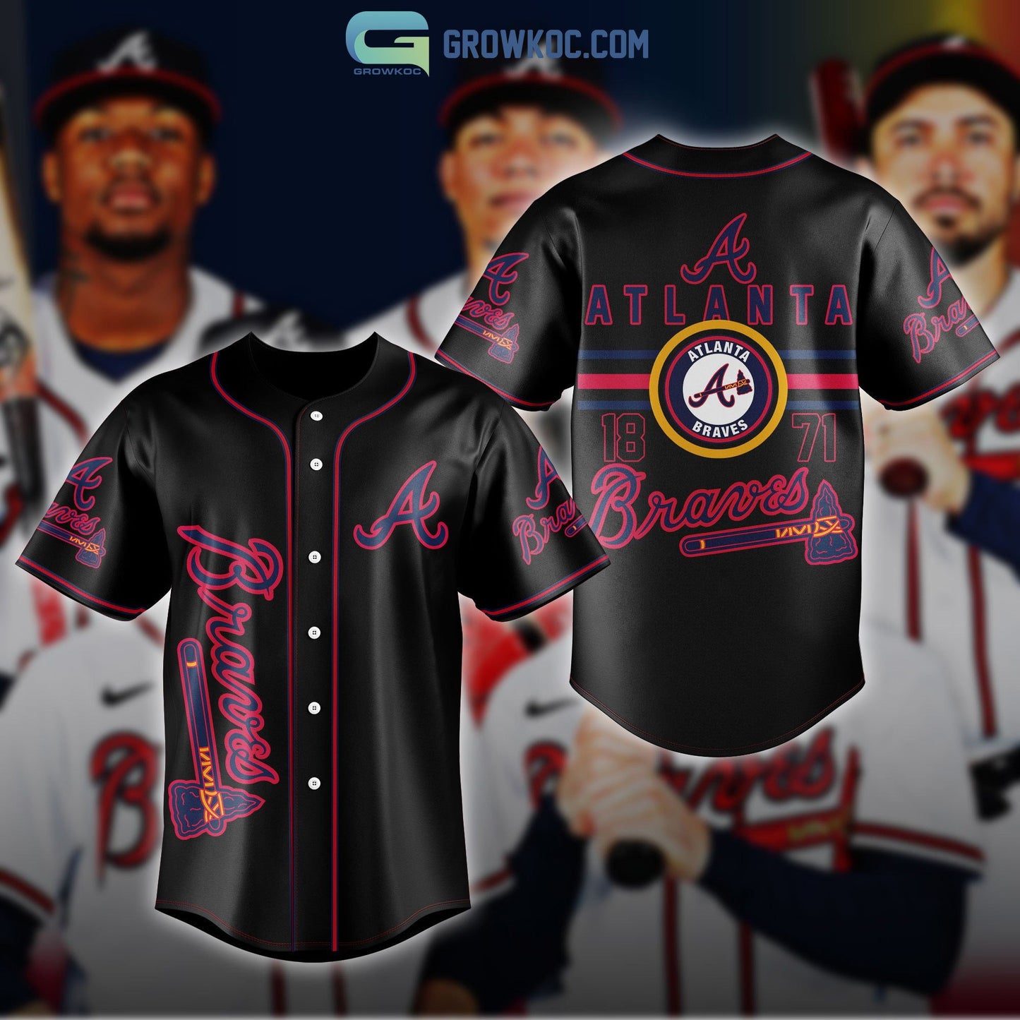 Atlanta Braves MLB 1871 Baseball Jersey Unisex T-shirt, Sweatshirt, Hoodie, Long Sleeve Tee - T-Shirt, Sweatshirt, Hoodie