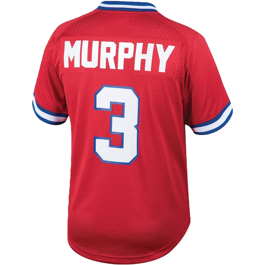 A.Braves #3 Dale Murphy Cooperstown Collection Big & Tall Mesh Batting Practice Jersey - Red baseball jersey product view 1