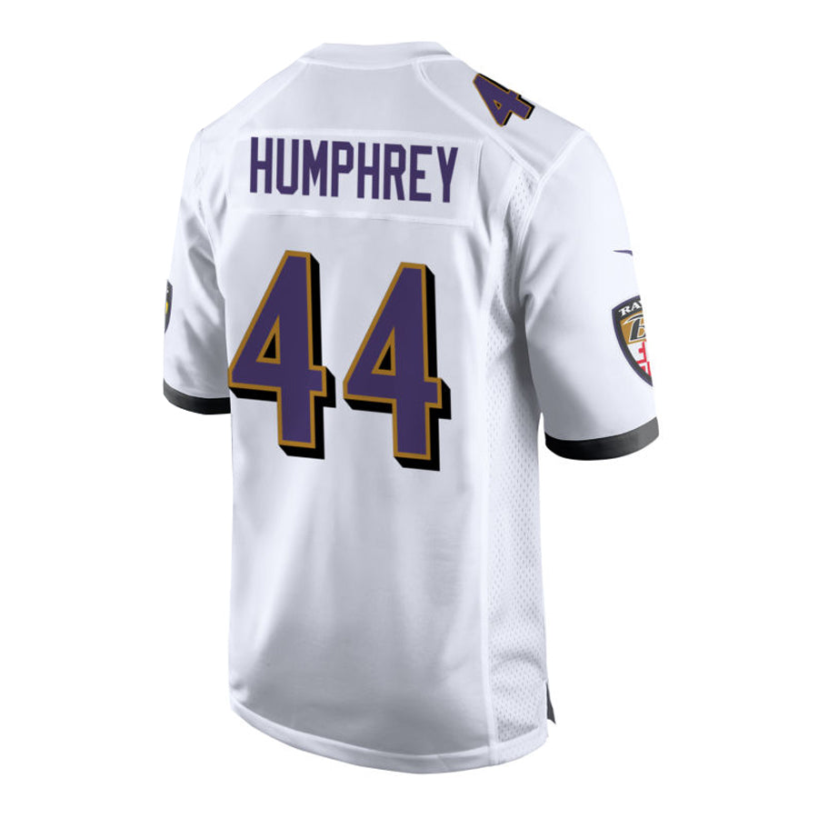 B.Ravens #44 Marlon Humphrey White Game Player Jersey Stitched American Football Jerseys football jersey product view 1