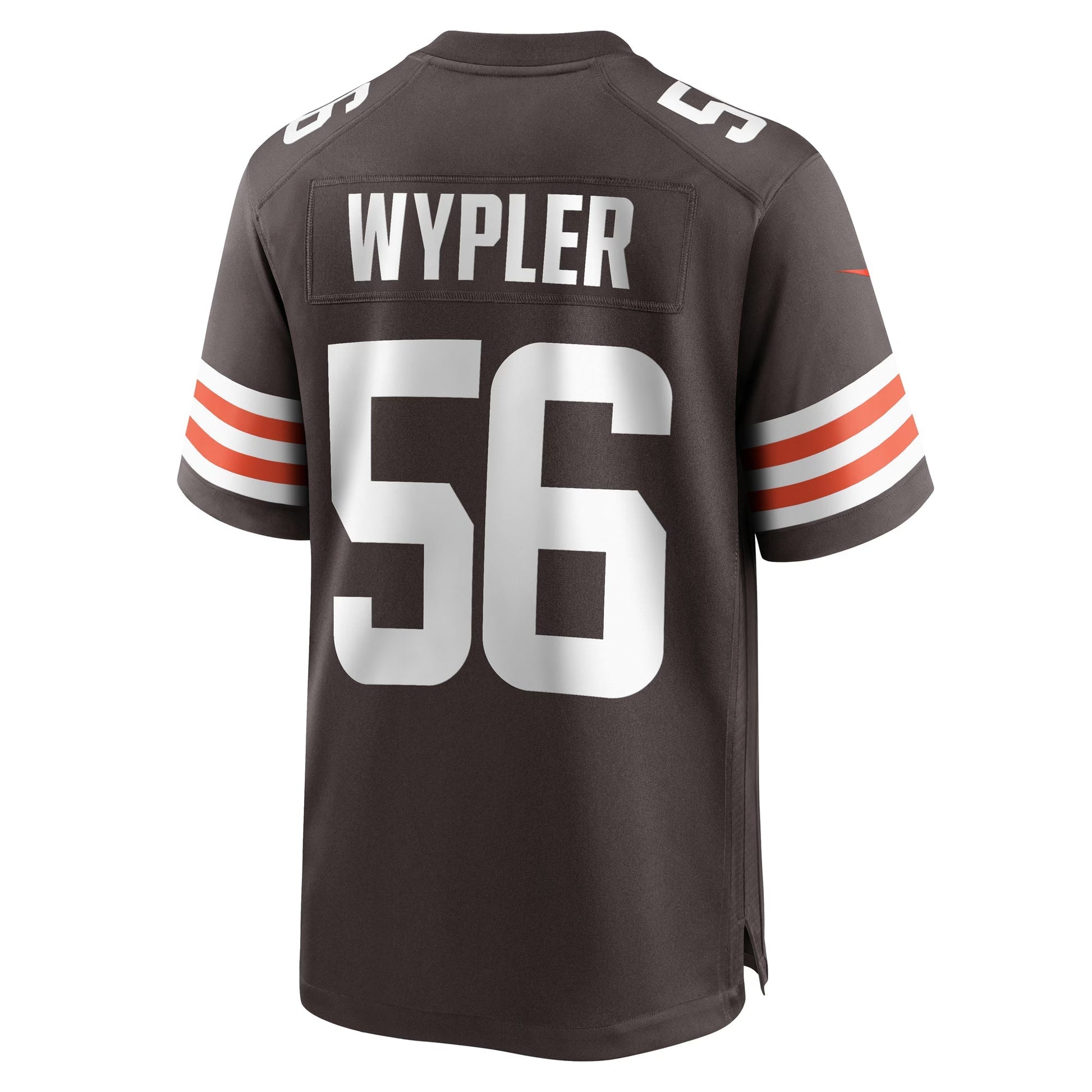 Cleveland Browns Luke Wypler Brown Team Game Jersey football jersey product view 1