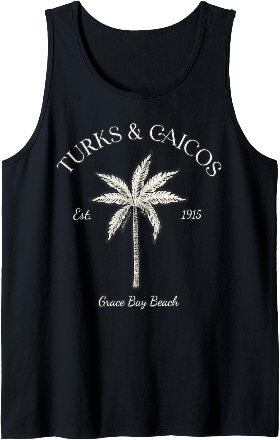Summer Vacation Est 1915 Turks & Caicos Grace Bay Beach Tank Top Unisex T-shirt, Sweatshirt, Hoodie, Long Sleeve Tee - T-Shirt, Sweatshirt, Hoodie