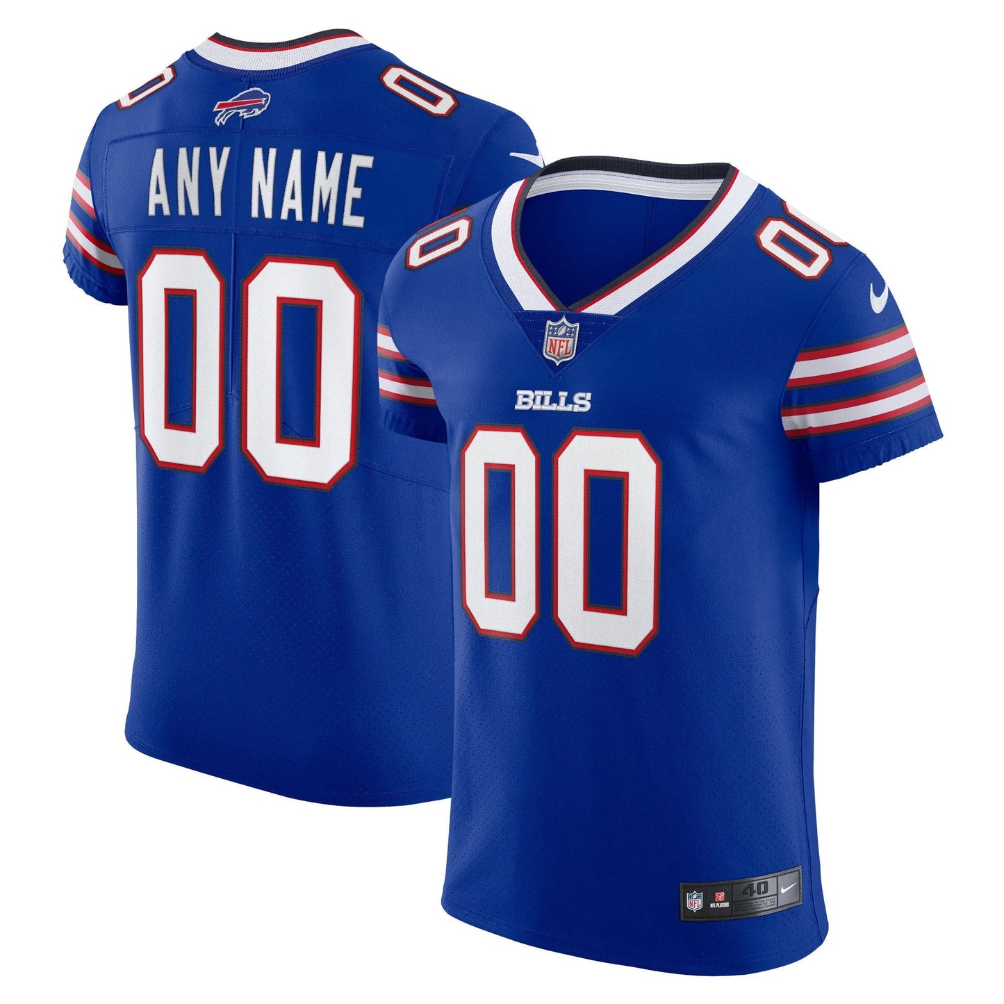 Buffalo Bills Royal Vapor Elite Custom Jersey football jersey product view 1