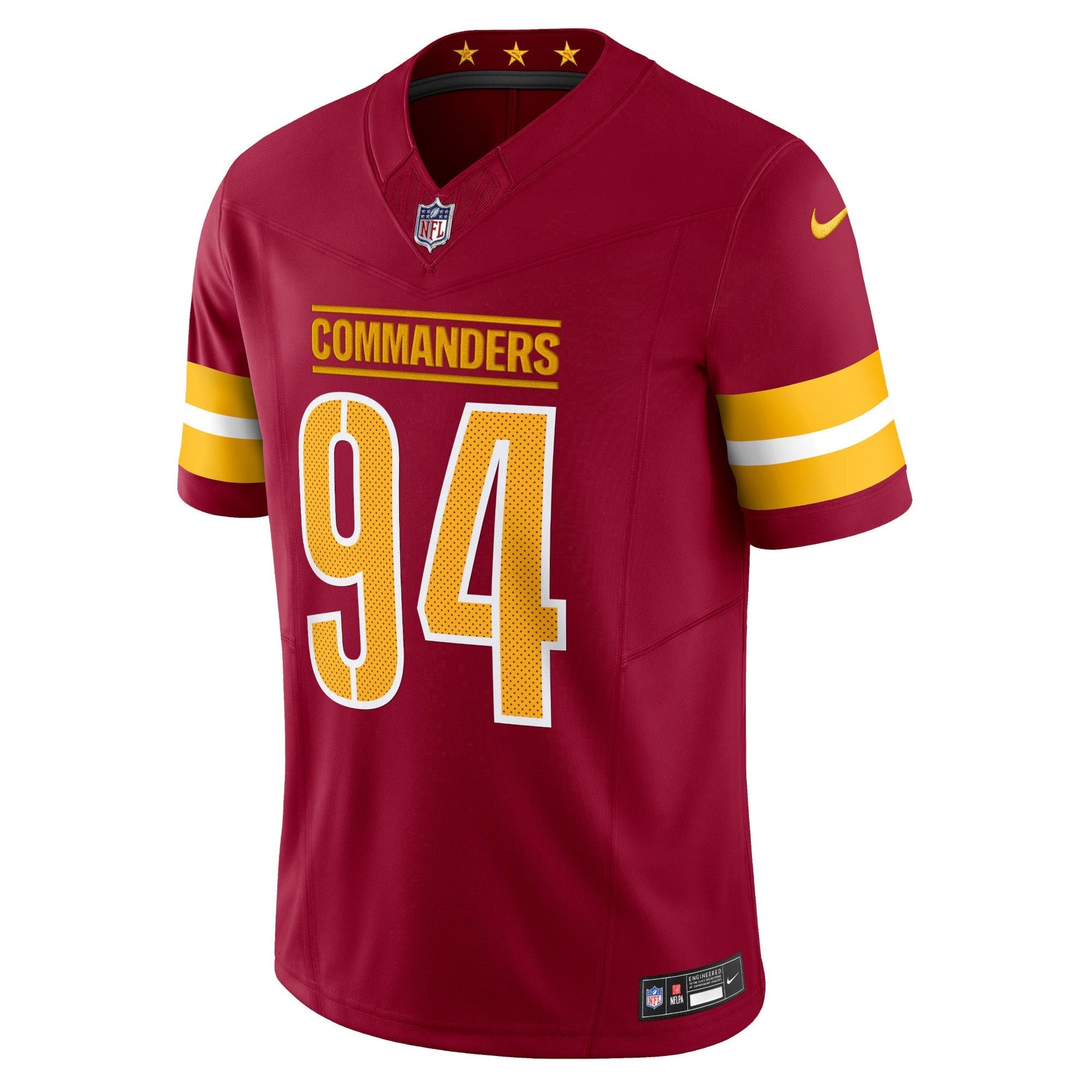 Washington Commanders Daron Payne Burgundy Vapor F.U.S.E. Limited Jersey football jersey product view 2