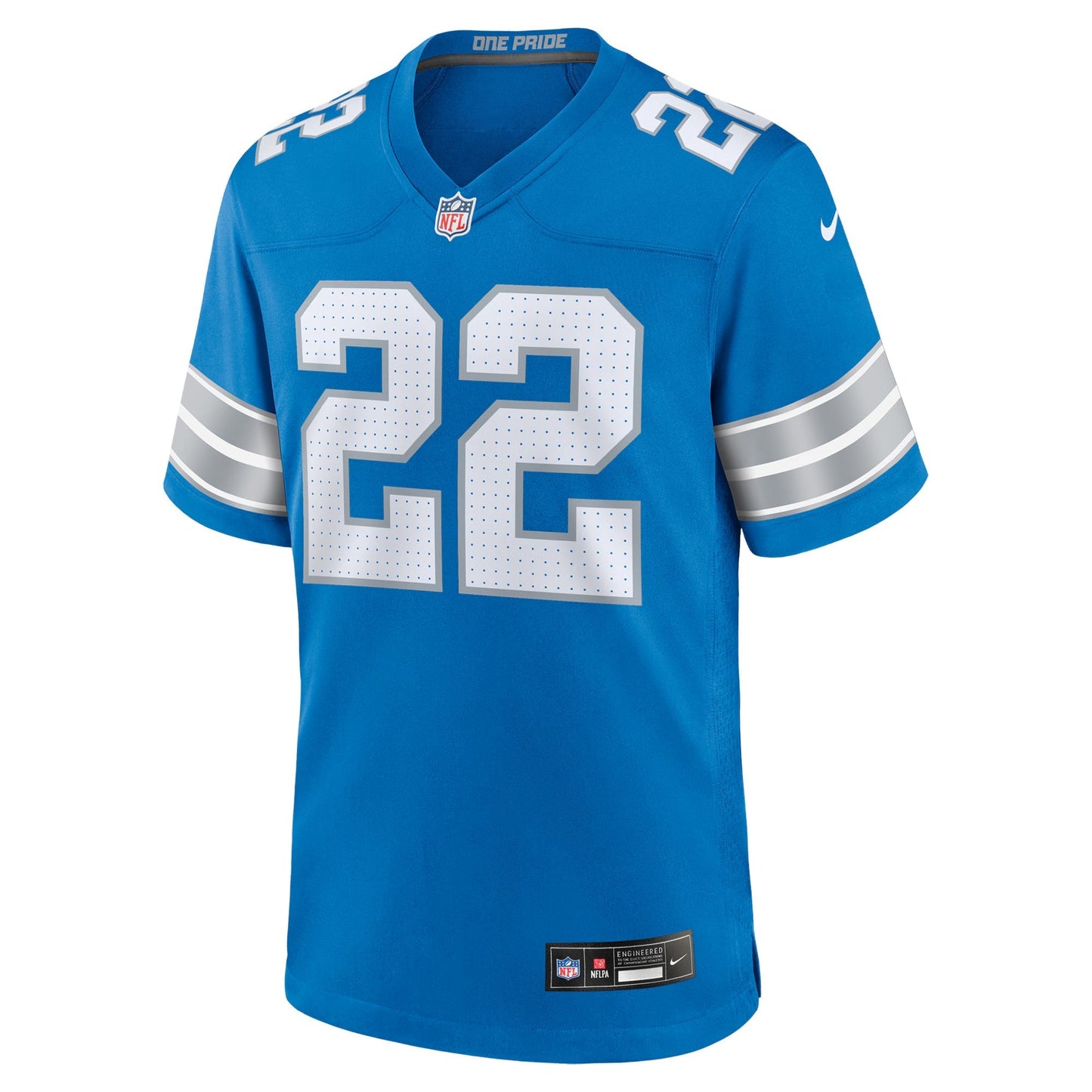 Detroit Lions Bobby Layne Blue Retired Player Game Jersey football jersey product view 2