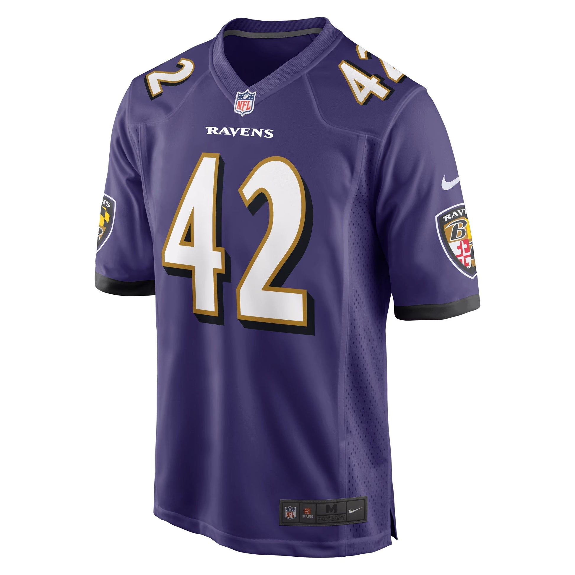 Baltimore Ravens Patrick Ricard Purple Game Jersey football jersey product view 2