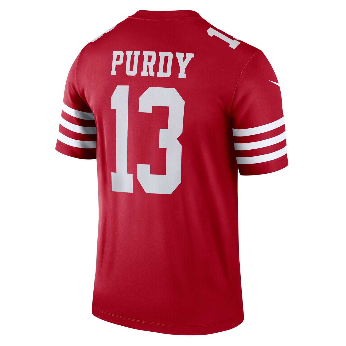 San Francisco 49ers Brock Purdy Scarlet Legend Player Performance Top football jersey product view 1
