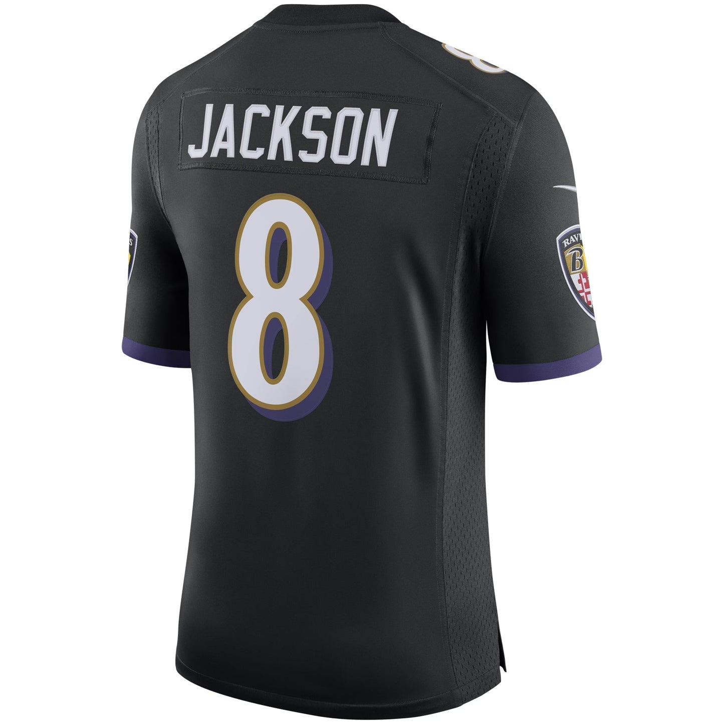 Baltimore Ravens Lamar Jackson Black Speed Machine Limited Jersey football jersey product view 3