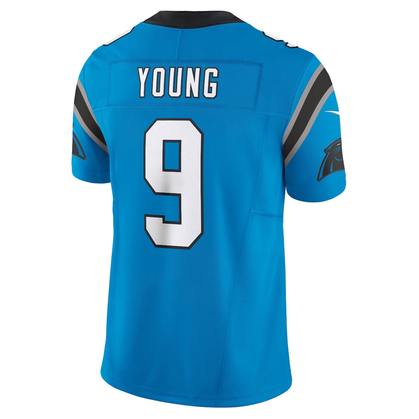Carolina Panthers Bryce Young Blue Vapor F.U.S.E. Limited Jersey football jersey product view 2