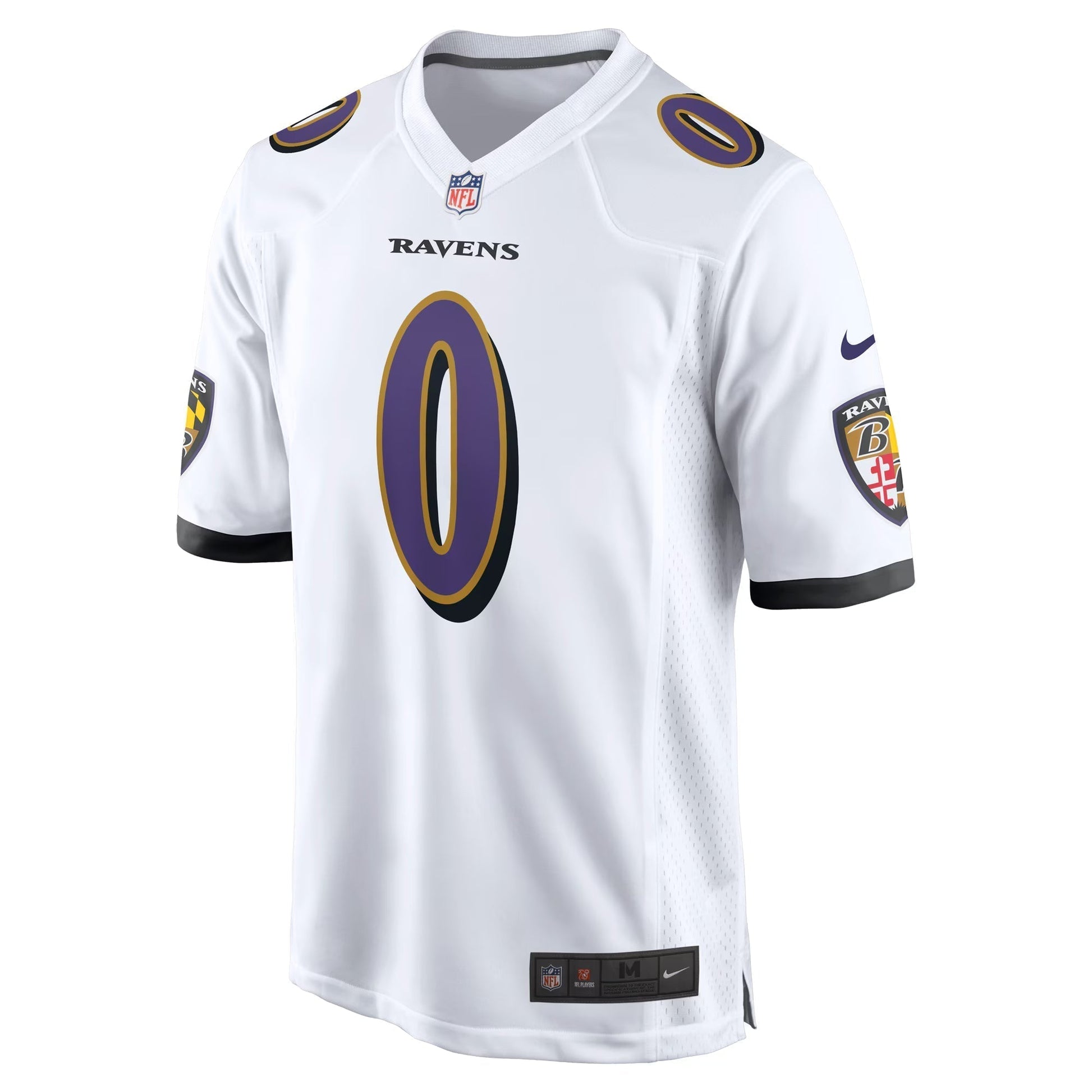 Baltimore Ravens Roquan Smith White Game Jersey football jersey product view 2