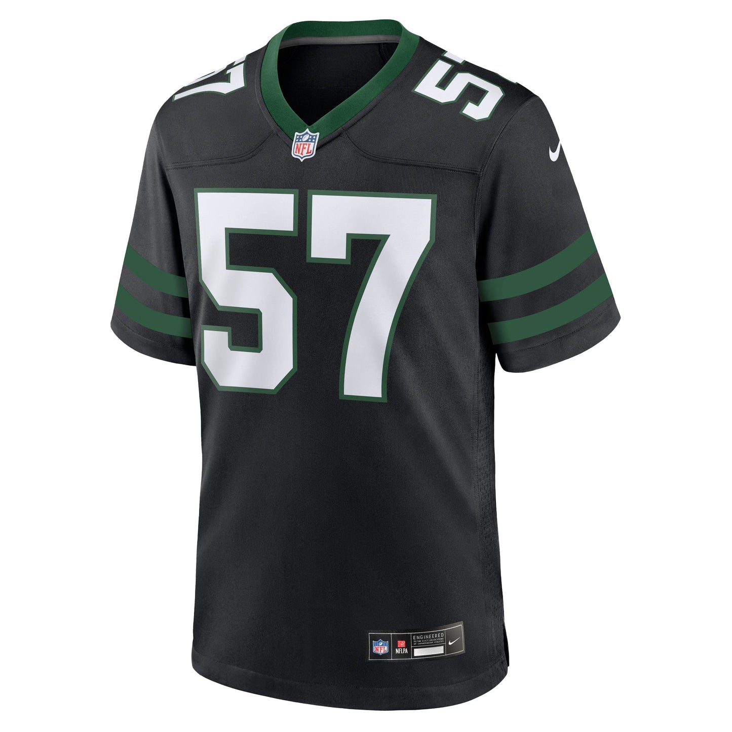 New York Jets C.J. Mosley Legacy Black Alternate Game Jersey football jersey product view 1