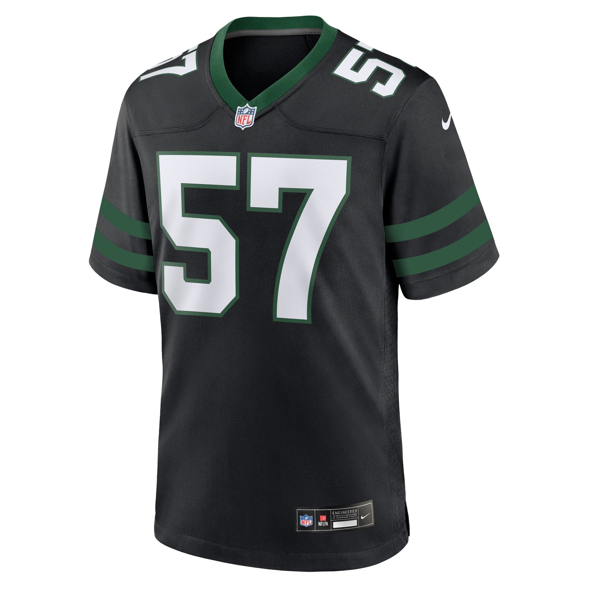 New York Jets C.J. Mosley Legacy Black Alternate Game Jersey football jersey product view 1