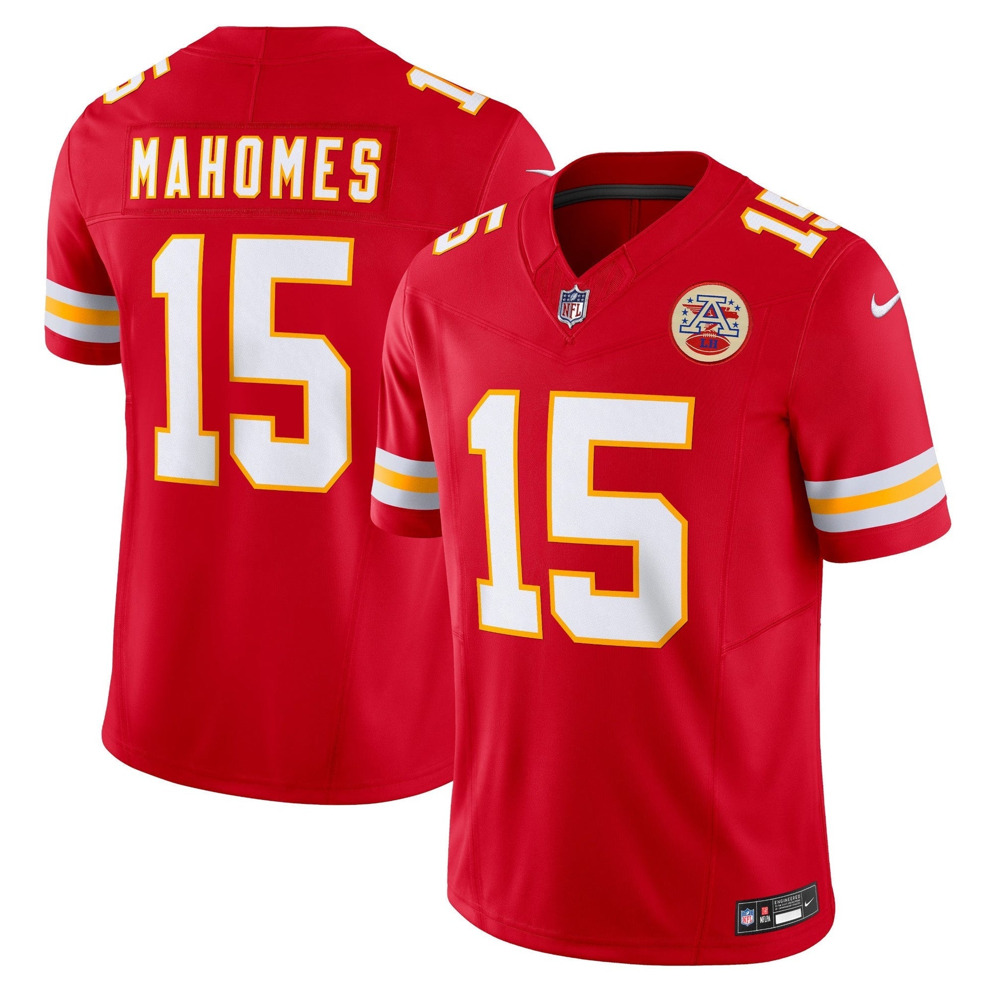 Kansas City Chiefs Patrick Mahomes Red Vapor F.U.S.E. Limited Jersey football jersey product view 1