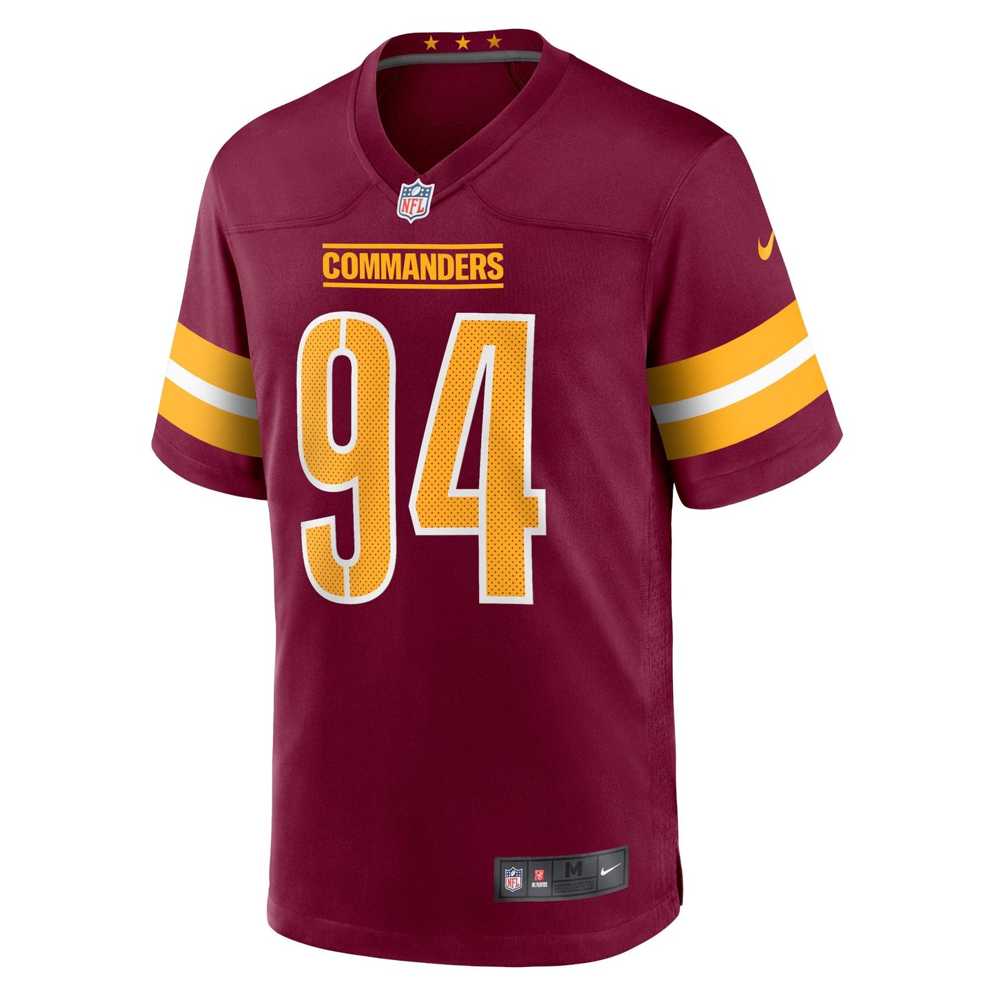 Washington Commanders Da'Ron Payne Burgundy Game Jersey football jersey product view 1