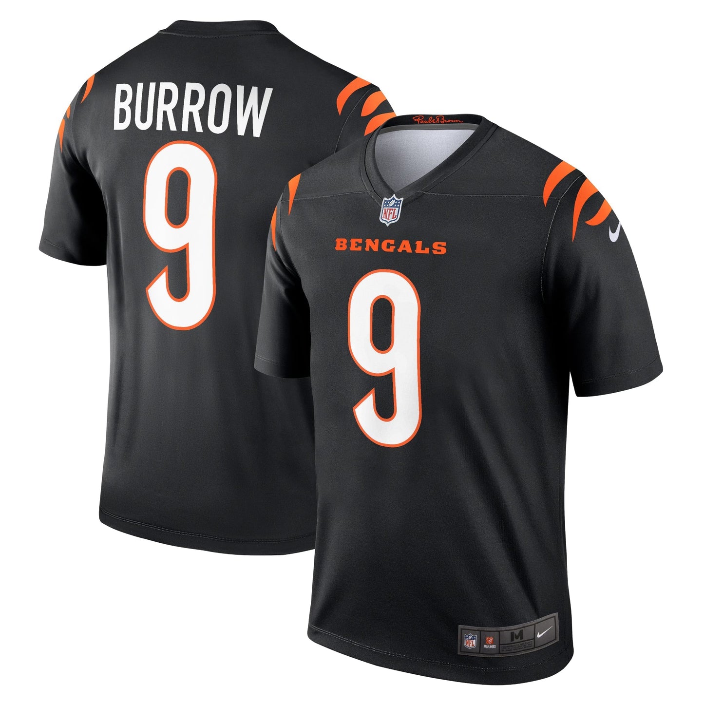 Cincinnati Bengals Joe Burrow Black Legend Player Performance Top football jersey product view 1