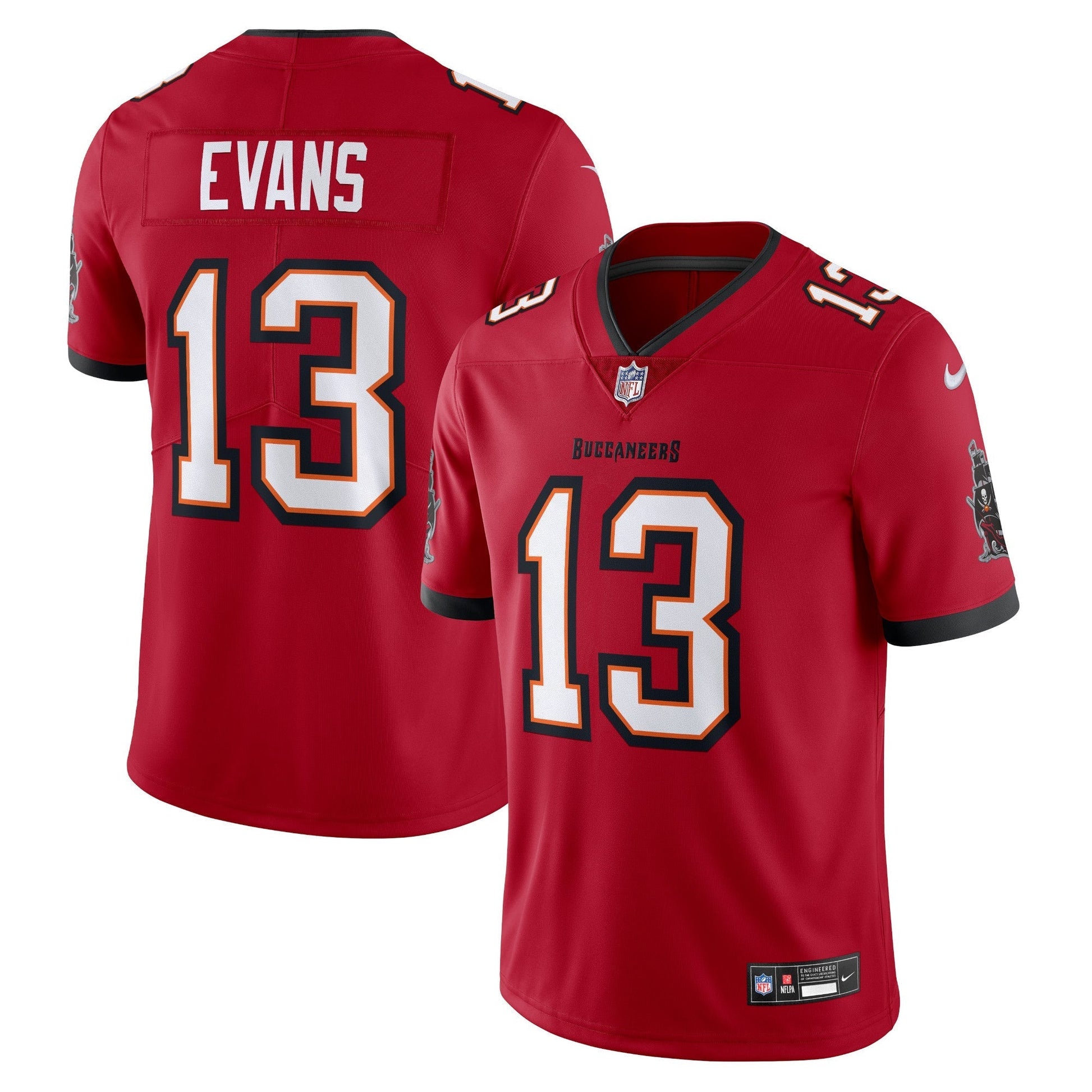 Tampa Bay Buccaneers Mike Evans Red Vapor Untouchable Limited Jersey football jersey product view 1