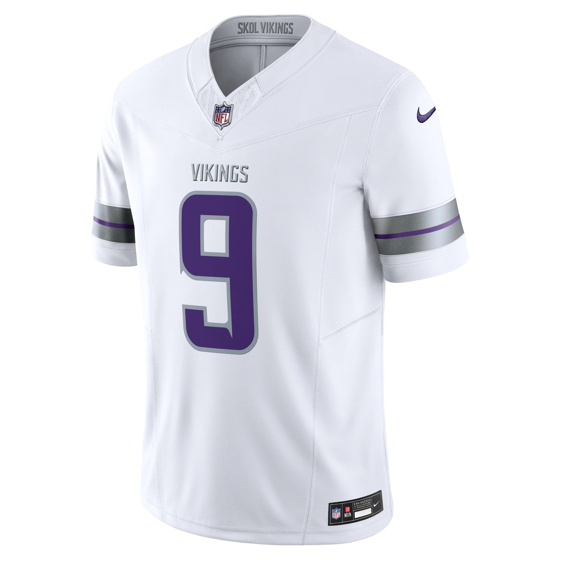 Minnesota Vikings J.J. McCarthy White Vapor F.U.S.E. Limited Jersey football jersey product view 1
