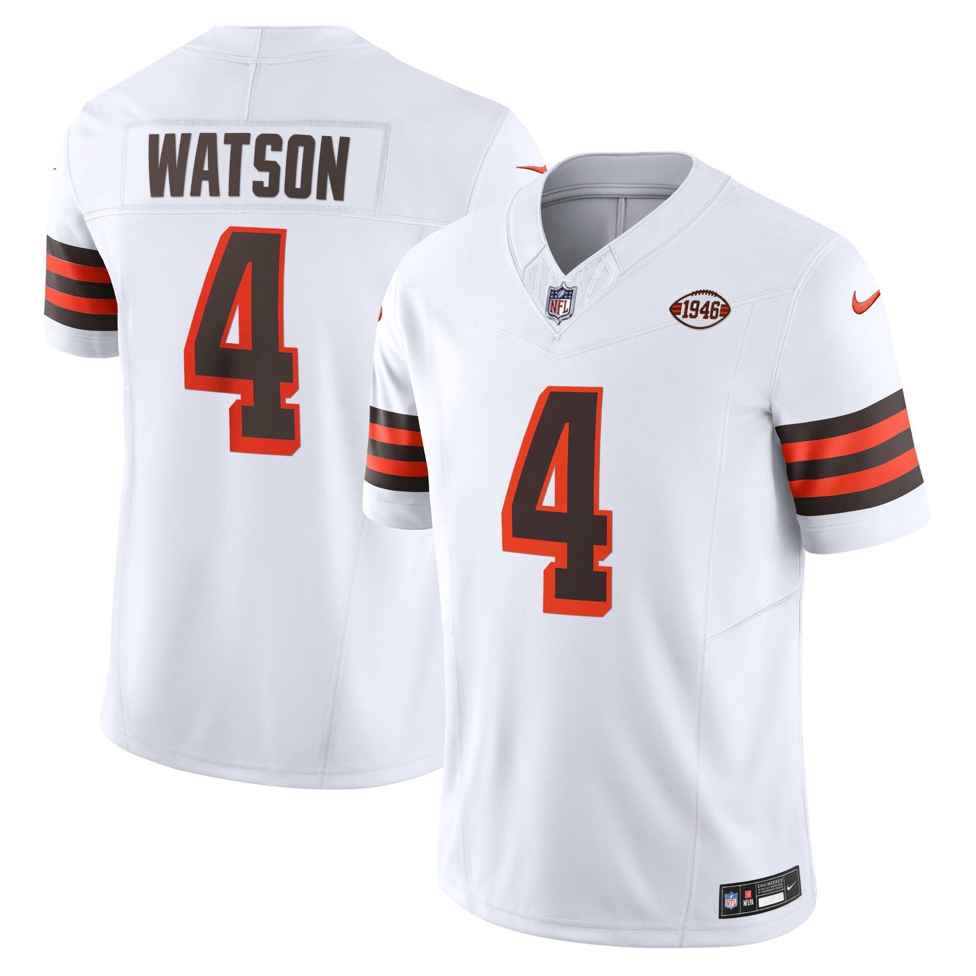 Cleveland Browns Deshaun Watson White Vapor F.U.S.E. Limited Jersey football jersey product view 1