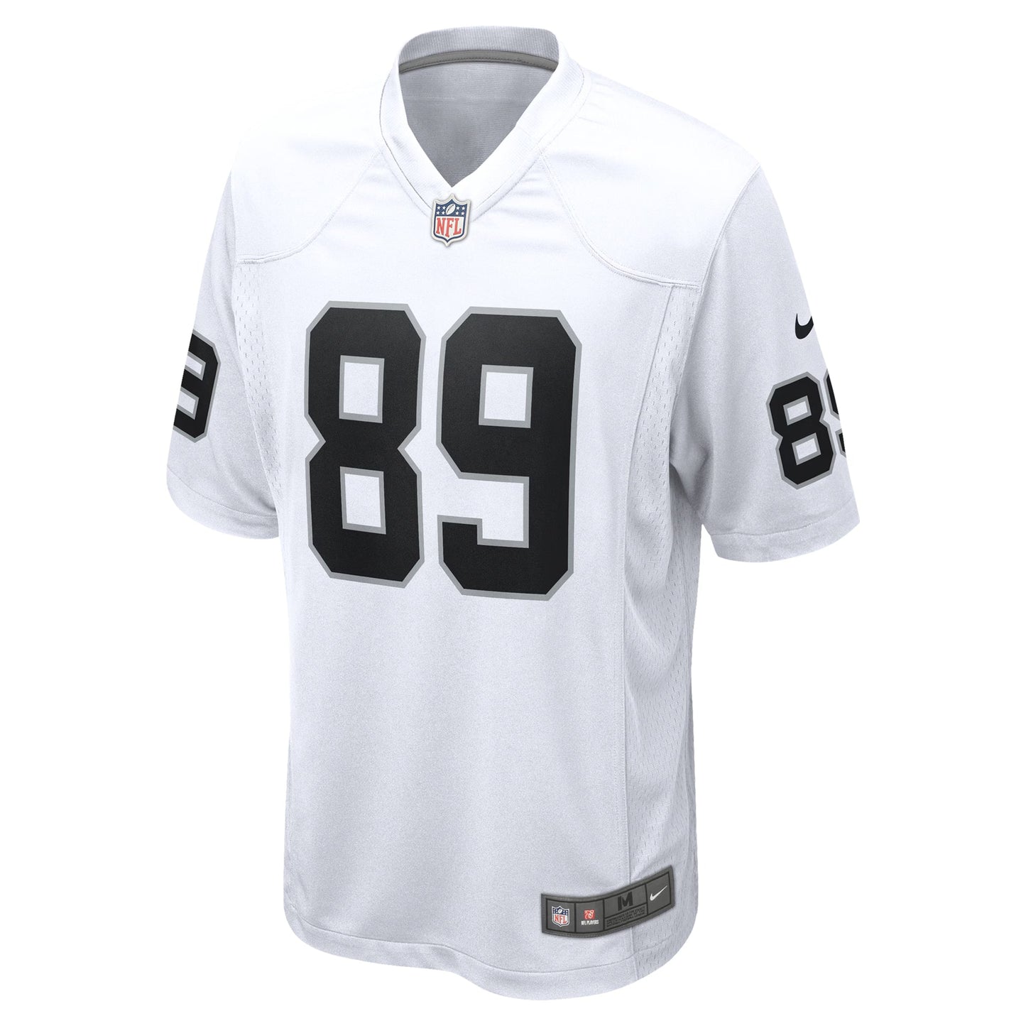 Las Vegas Raiders Brock Bowers White Game Jersey football jersey product view 1