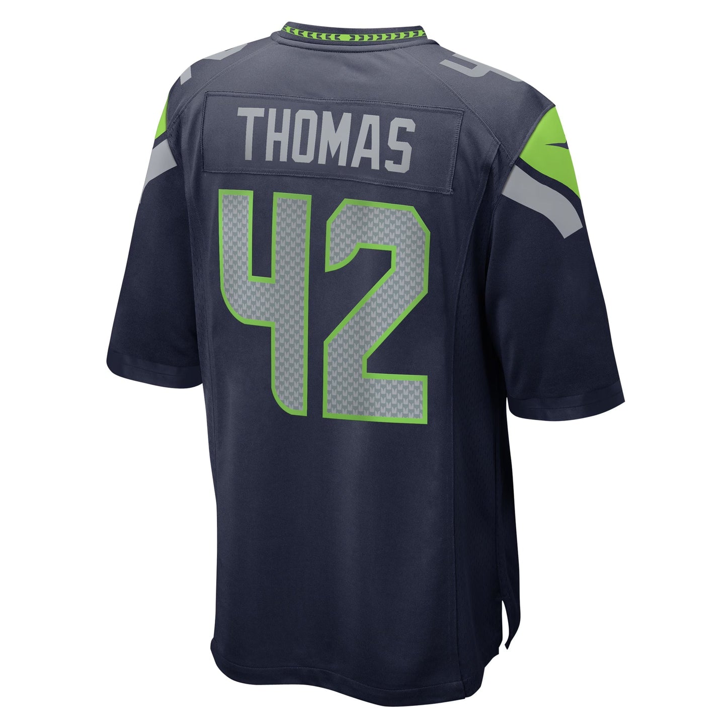 Seattle Seahawks Drake Thomas College Navy Game Jersey football jersey product view 2