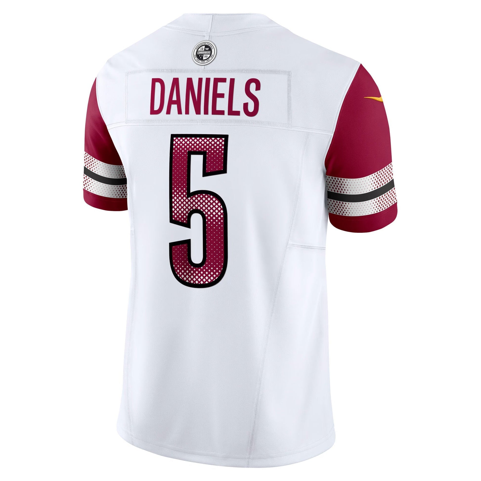 Washington Commanders Jayden Daniels White Vapor F.U.S.E. Limited Jersey football jersey product view 2