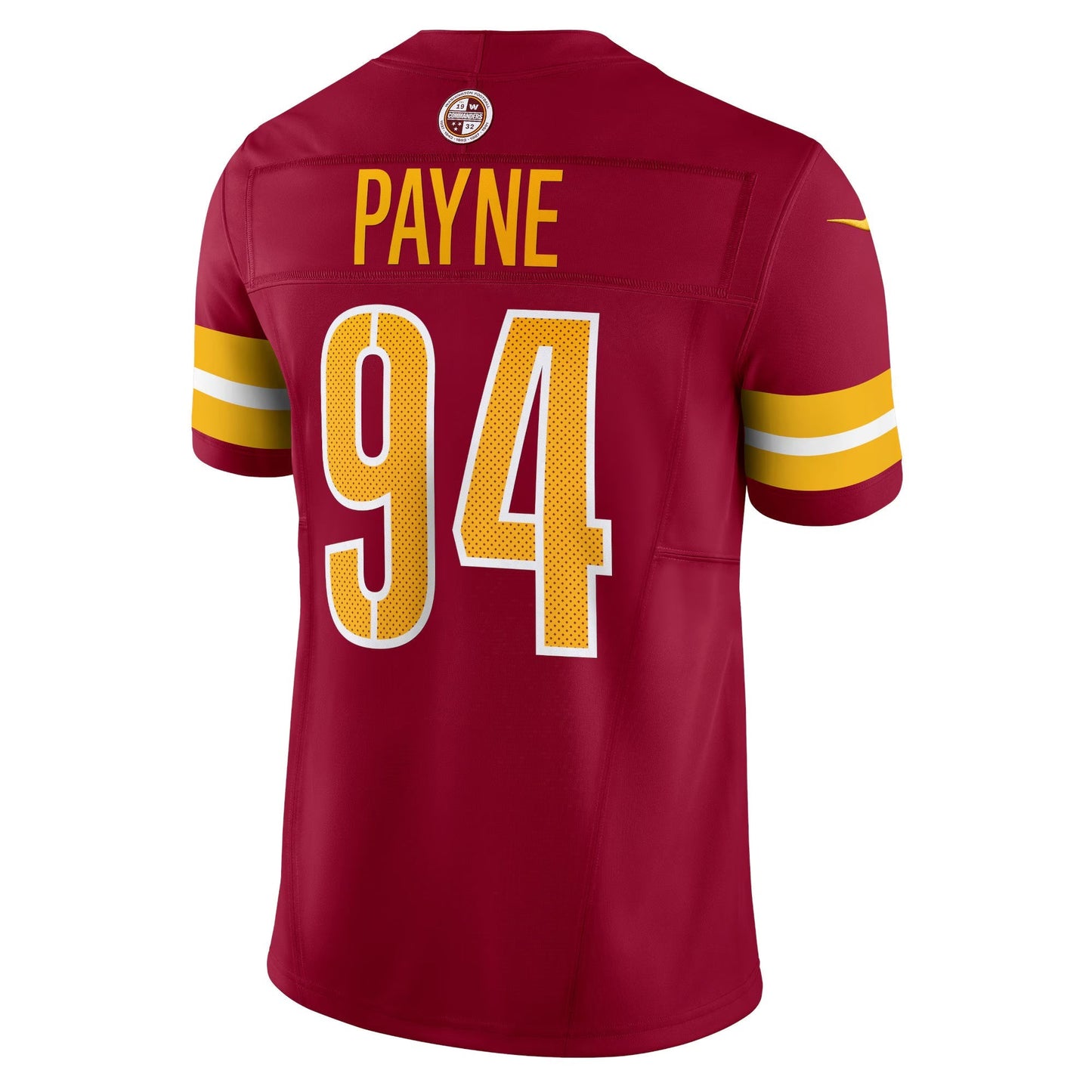Washington Commanders Daron Payne Burgundy Vapor F.U.S.E. Limited Jersey football jersey product view 3