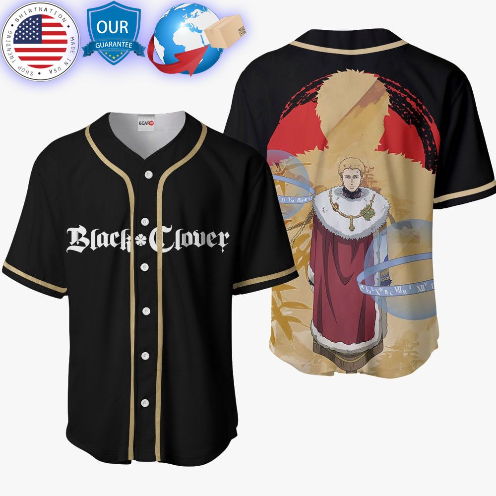 HOT Black Clover Julius Nova Chrono Baseball Jersey Unisex T-shirt, Sweatshirt, Hoodie, Long Sleeve Tee - T-Shirt, Sweatshirt, Hoodie