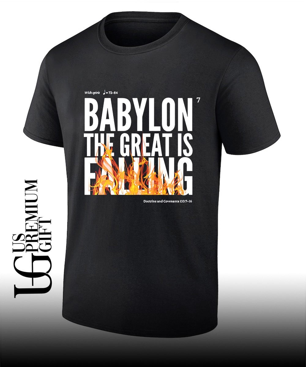 Babylon The Great is Falling shirt Unisex T-shirt, Sweatshirt, Hoodie, Long Sleeve Tee - T-Shirt, Sweatshirt, Hoodie