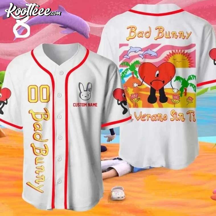 Bad Bunny Fan Gift Baseball Jersey Unisex T-shirt, Sweatshirt, Hoodie, Long Sleeve Tee - T-Shirt, Sweatshirt, Hoodie