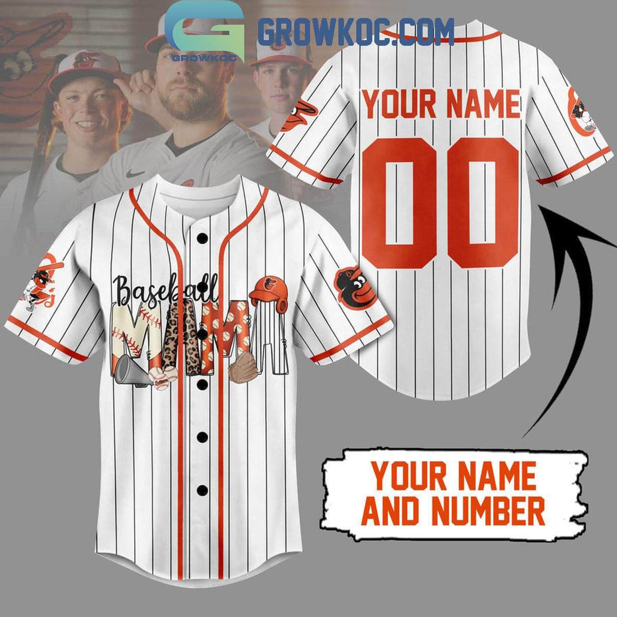 Baltimore Orioles Baseball Mama Personalized Baseball Jersey Unisex T-shirt, Sweatshirt, Hoodie, Long Sleeve Tee - T-Shirt, Sweatshirt, Hoodie