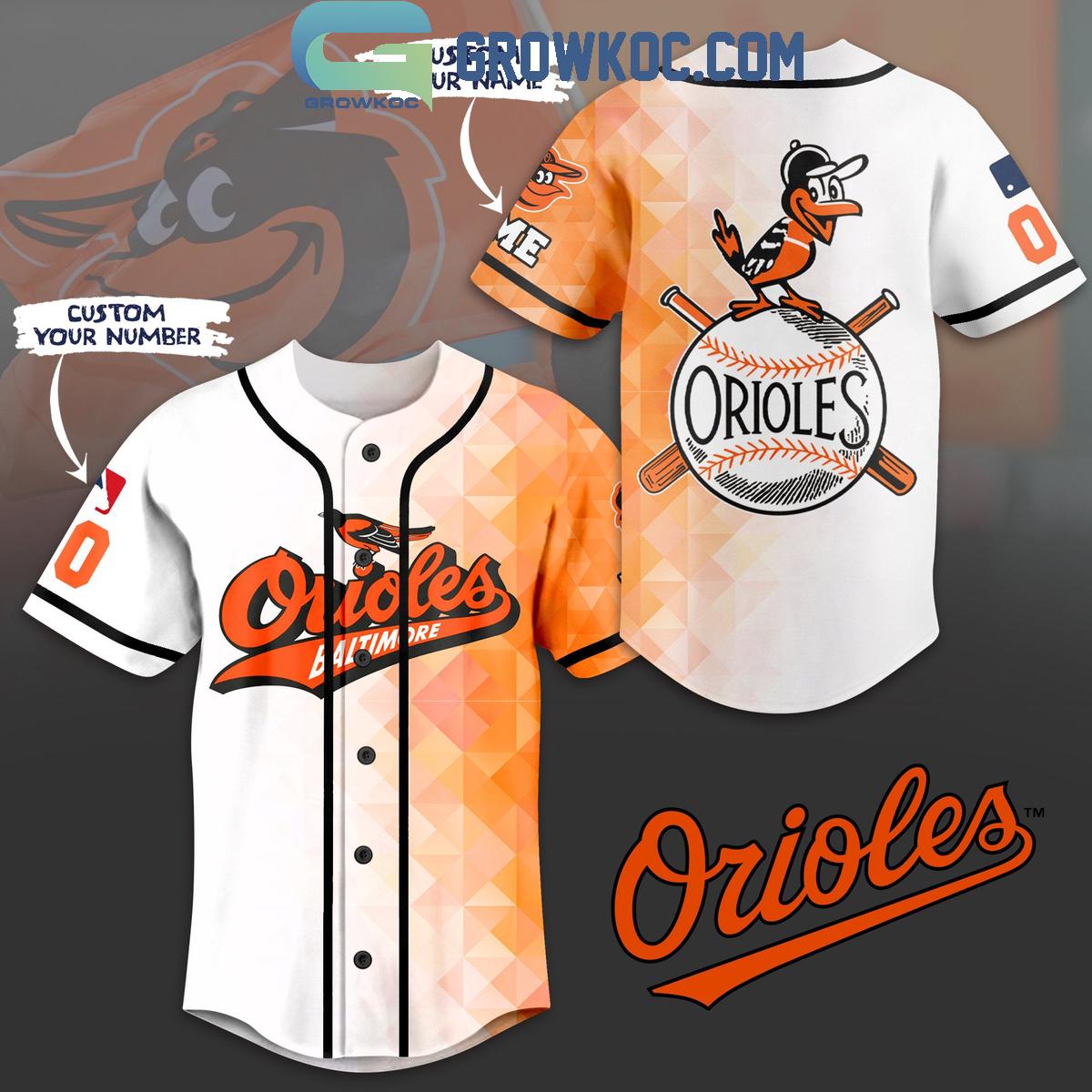 Baltimore Orioles Baseball Team Geometric Personalized Baseball Jersey Unisex T-shirt, Sweatshirt, Hoodie, Long Sleeve Tee - T-Shirt, Sweatshirt, Hoodie