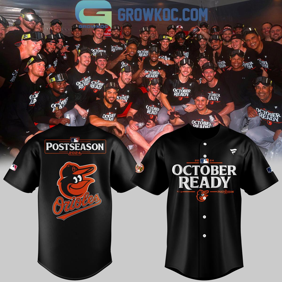 Baltimore Orioles Postseason 2024 Ready Baseball Jersey Unisex T-shirt, Sweatshirt, Hoodie, Long Sleeve Tee - T-Shirt, Sweatshirt, Hoodie