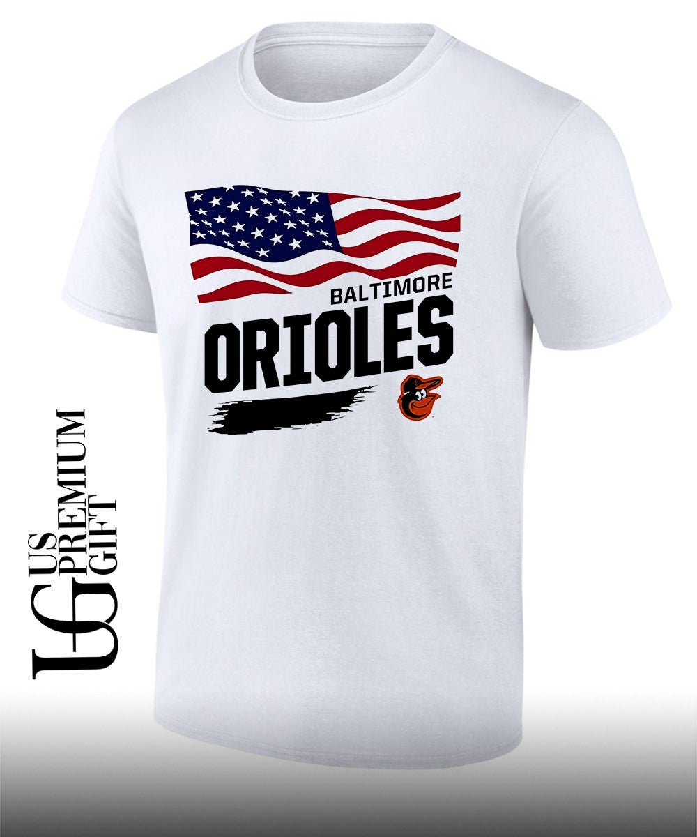 Baltimore Orioles Waving Flag Baltimore Orioles shirt Unisex T-shirt, Sweatshirt, Hoodie, Long Sleeve Tee - T-Shirt, Sweatshirt, Hoodie